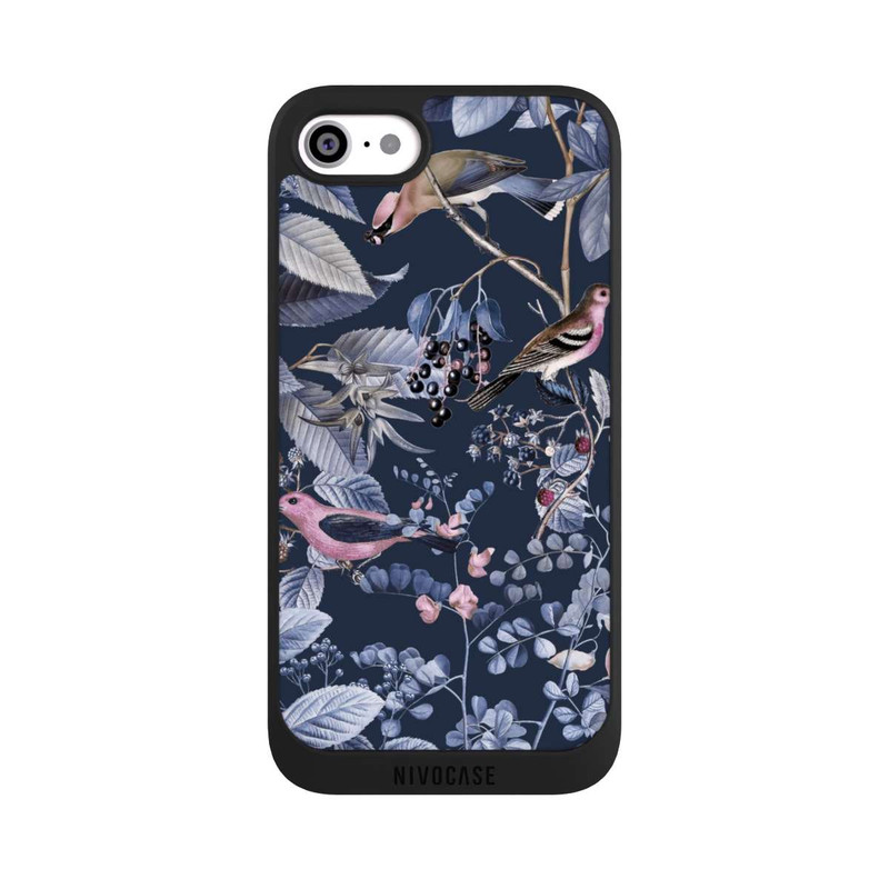 iPhone SE 2022 NIVOpure Birds And Berries Blue