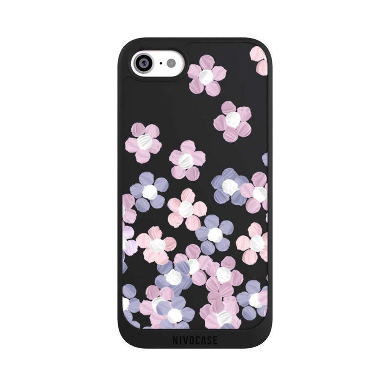 iPhone SE 2022 NIVOpure Simple Flowers Transparent