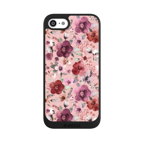 Apple iPhone SE (2022) NIVOpure Üppiger romantischer Blumenstrauß rosa