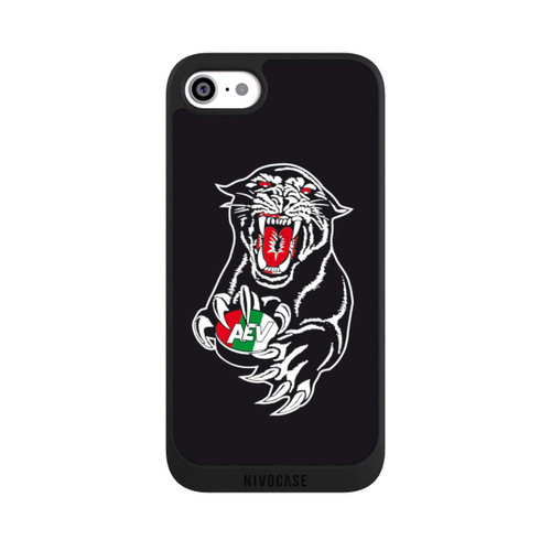 Apple iPhone SE (2022) NIVOpure Augsburger Panther Logo Schwarz