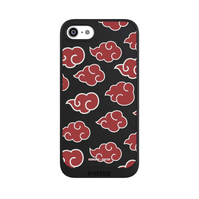 iPhone SE 2022 NIVOpure Akatsuki Pattern Transparent