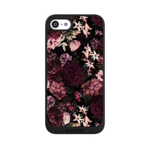 Apple iPhone SE (2022) NIVOpure Fond Fleur Violet Foncé