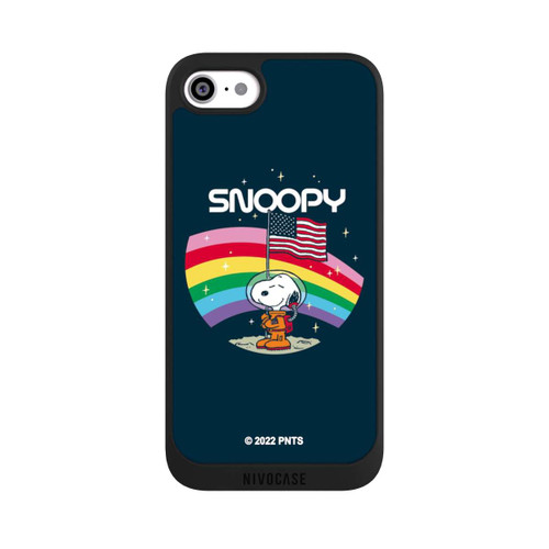 Apple iPhone SE (2022) NIVOpure Snoopy Weltraumreisender Regenbogen