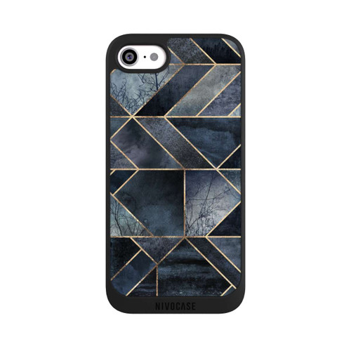 Apple iPhone SE (2022) NIVOpure Abstraktes Natur-Dunkelblau