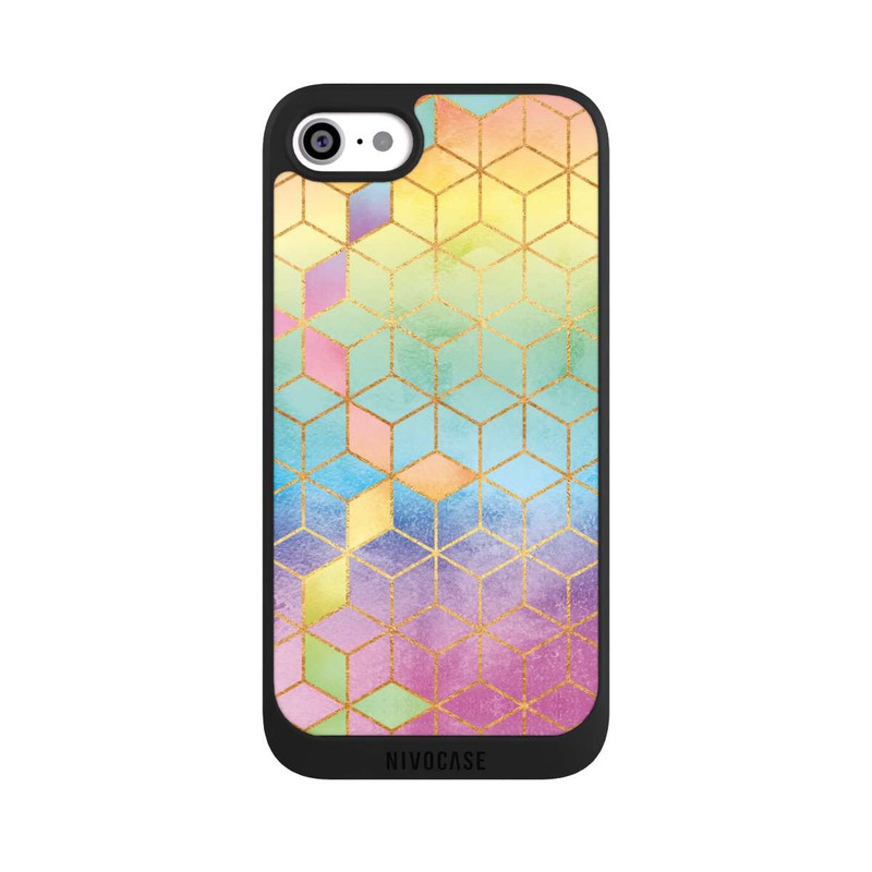 iPhone SE 2022 NIVOpure Regenbogenwürfel