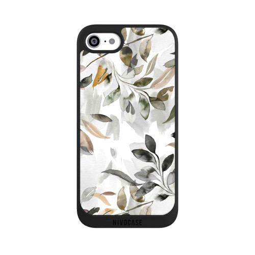 Apple iPhone SE (2022) NIVOpure Aquarellblätter neutral