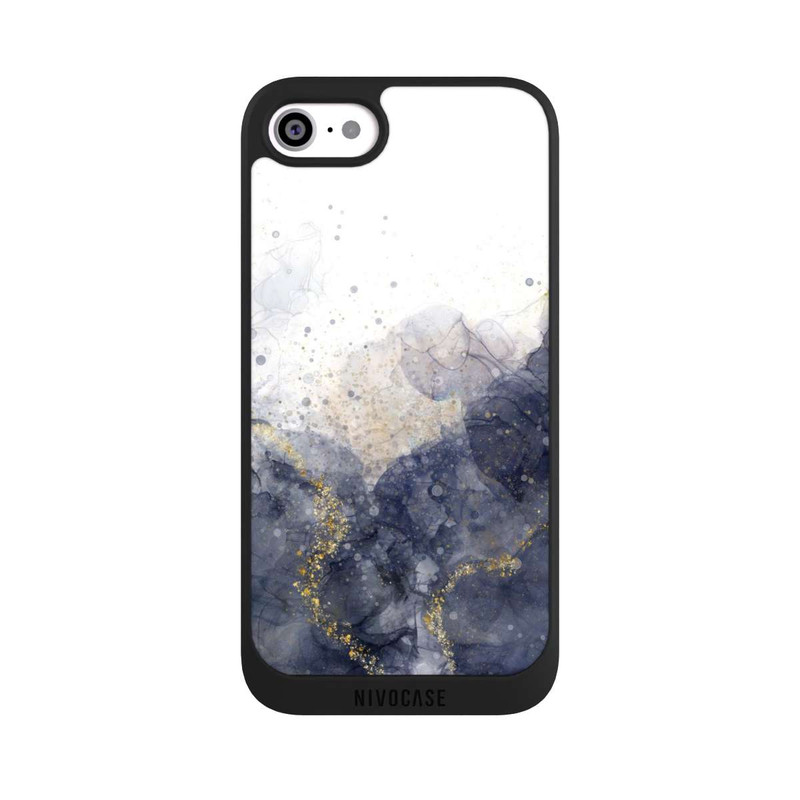 iPhone SE 2022 NIVOpure Encre Alcool Bleue Glamour