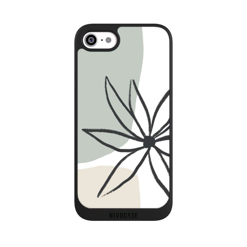 iPhone SE 2022 NIVOpure Blume Minze und Sahne