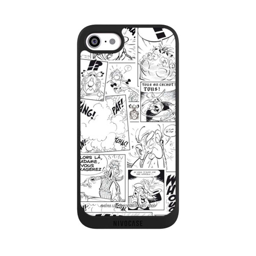 Apple iPhone SE (2022) NIVOpure Asterix Comic Black and White