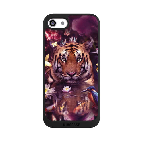 Apple iPhone SE (2022) NIVOpure Tiger Blumenrahmen