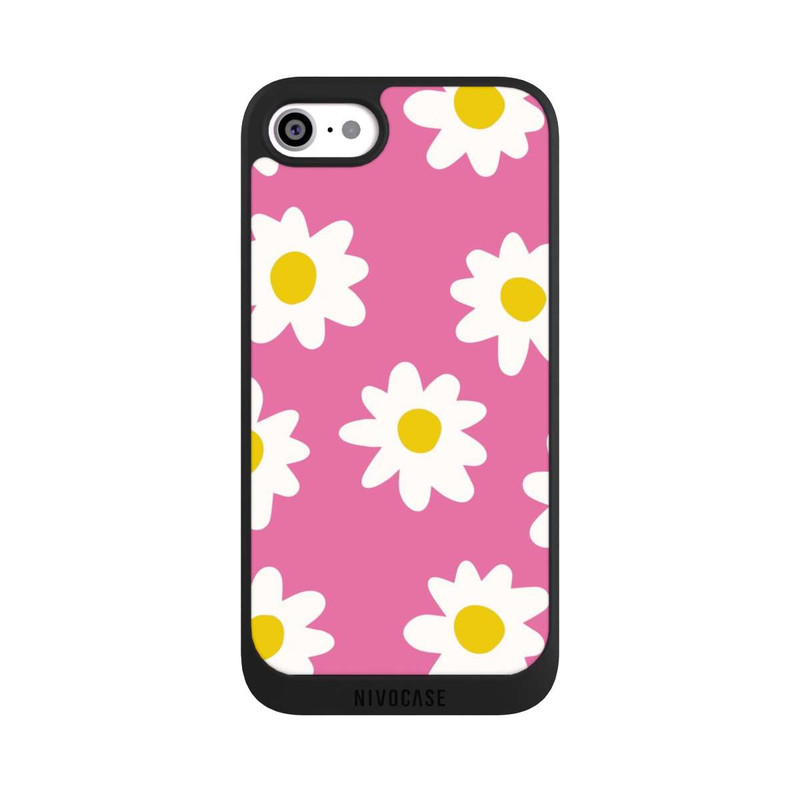 iPhone SE 2022 NIVOpure Daisy Pink Pattern