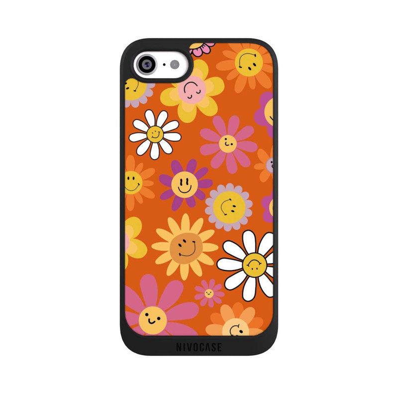 iPhone SE 2022 NIVOpure Smiles Orange Flowers