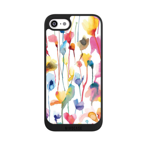 Apple iPhone SE (2022) NIVOpure Aquarell Wildblumen bunt