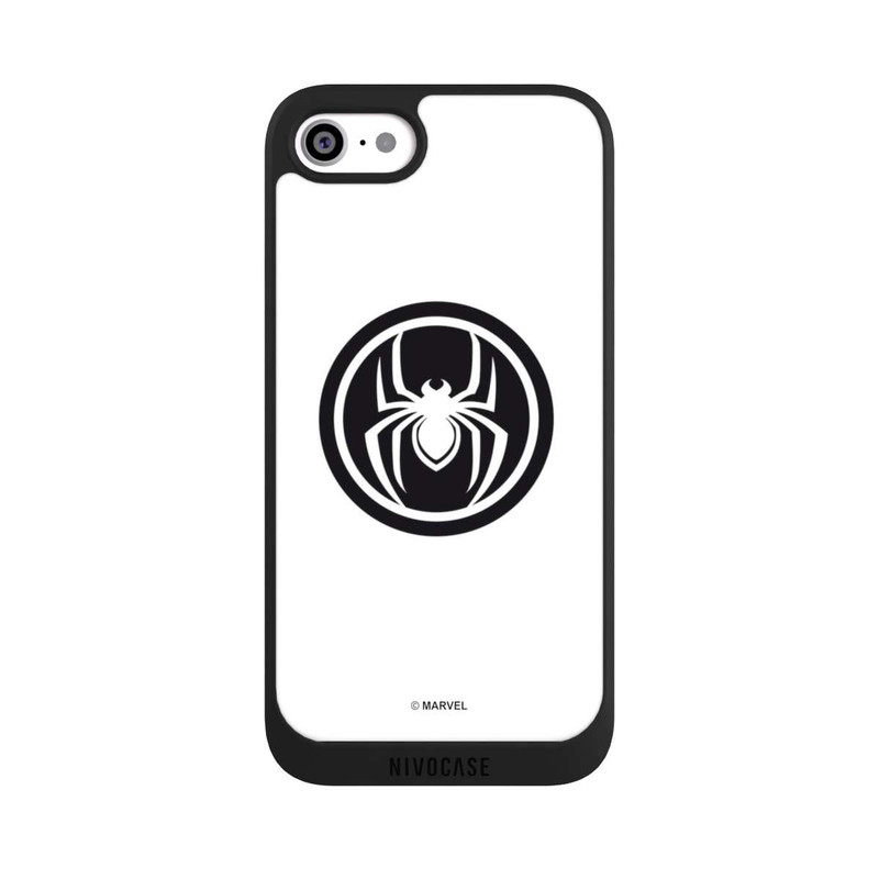 iPhone SE 2022 NIVOpure Spider-Man Logo White
