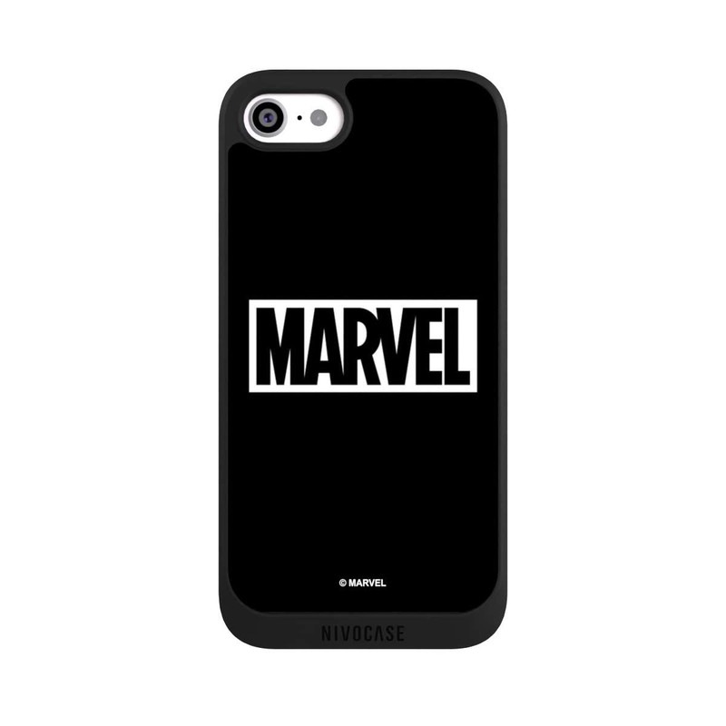iPhone SE 2022 NIVOpure Marvel Logo Black