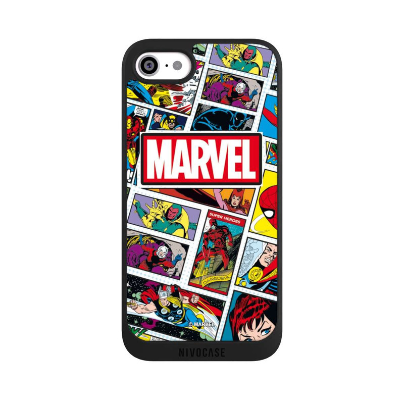 iPhone SE 2022 NIVOpure Marvel Comic Pattern