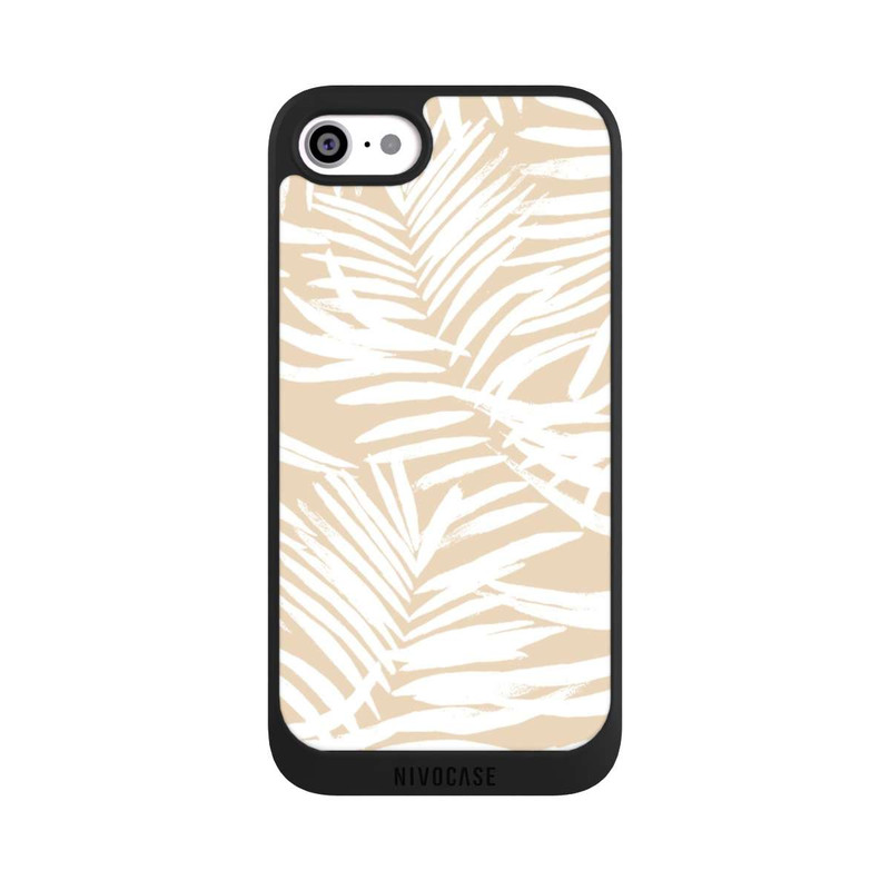 iPhone SE 2022 NIVOpure Beige Boho Fern Background