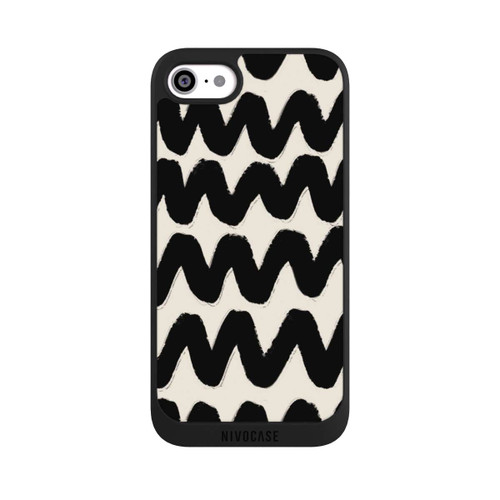 Apple iPhone SE (2022) NIVOpure Black Waves Pattern