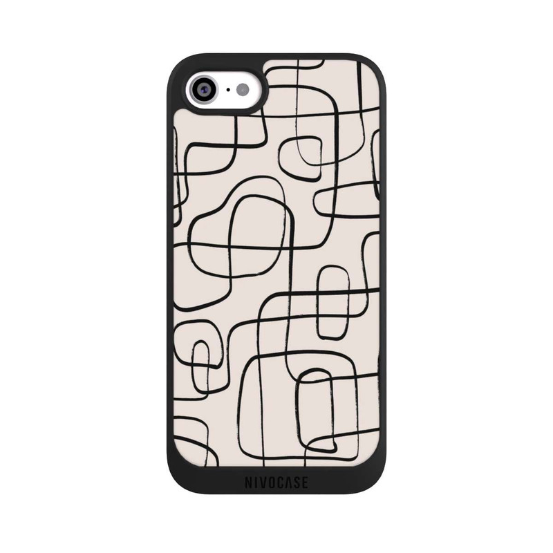 iPhone SE 2022 NIVOpure Lignes Fines Pattern