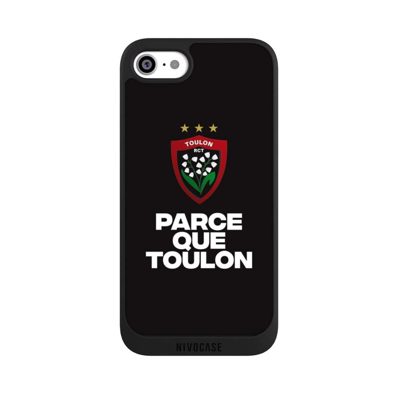 iPhone SE 2022 NIVOpure Parce Que Toulon Schwarz