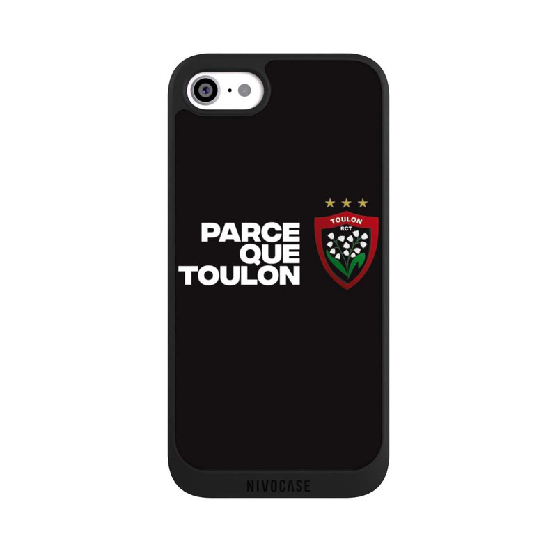iPhone SE 2022 NIVOpure RC Toulonnais PQT Schwarz