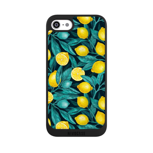 Apple iPhone SE (2022) NIVOpure Lemons And Leaves Dark
