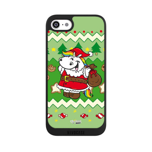 Apple iPhone SE (2022) NIVOpure Ugly Christmas Pummeleinhorn Grün