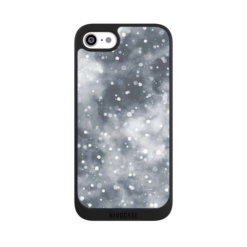 iPhone SE 2022 NIVOpure Abstrakter Winterschneehimmel
