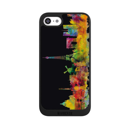 Apple iPhone SE (2022) NIVOpure Paris France Skyline Black