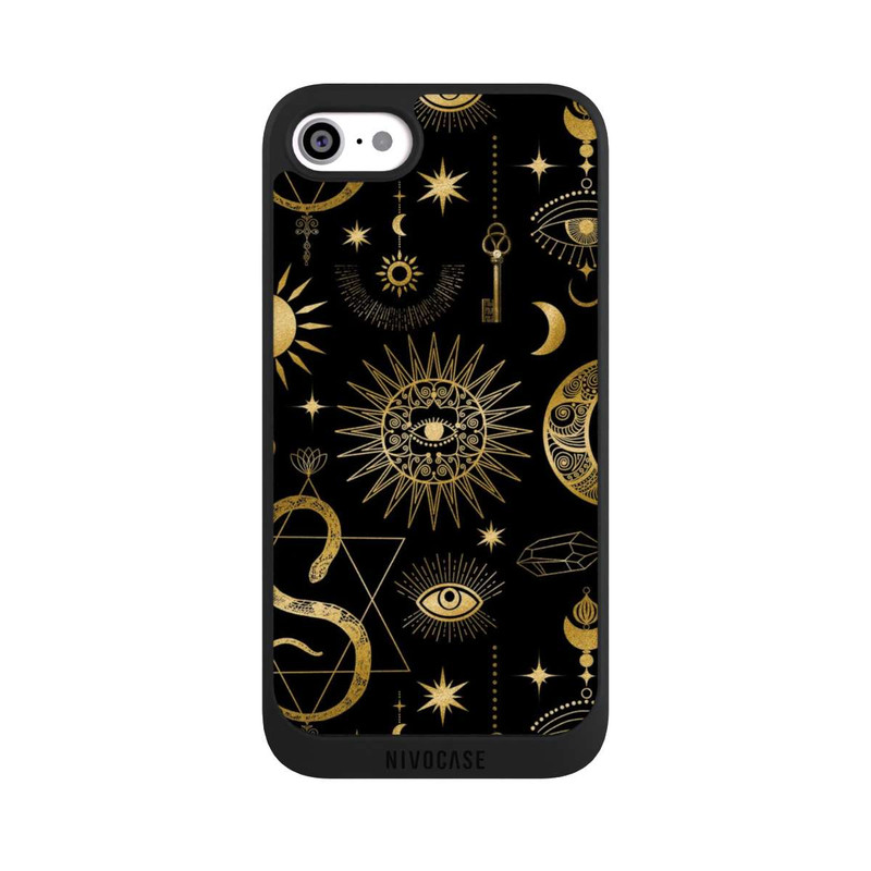 iPhone SE 2022 NIVOpure Himmlische Sonne und Mond Steampunk
