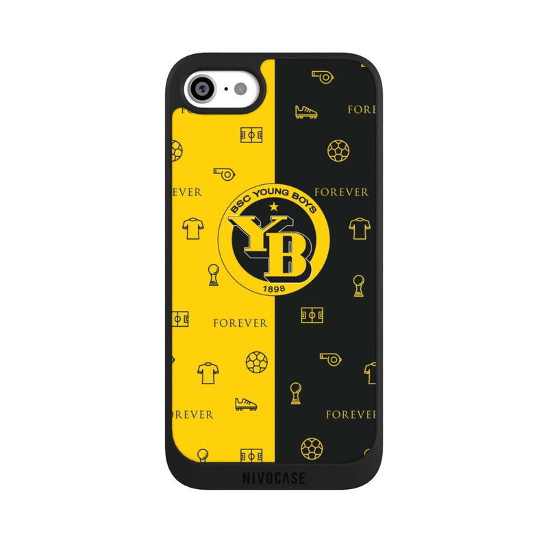 iPhone SE 2022 NIVOpure BSC YB Yellow Black Pattern
