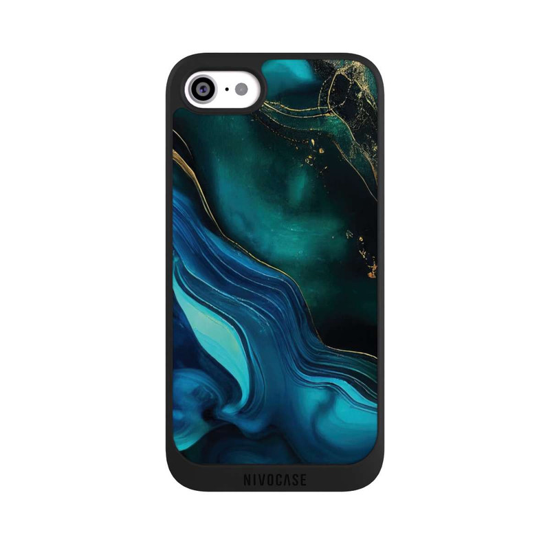 iPhone SE 2022 NIVOpure Blue Gold Ink