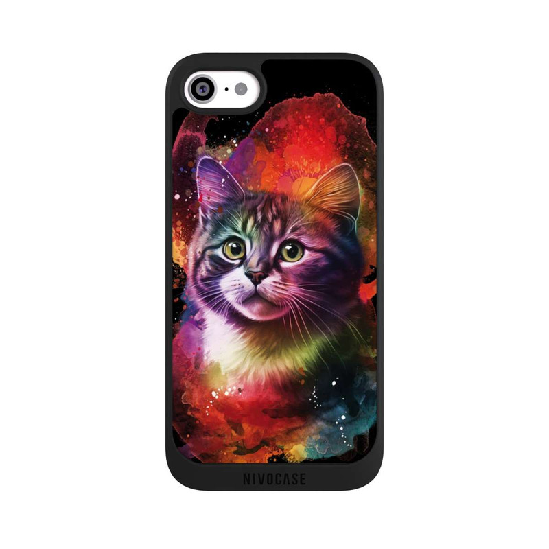 iPhone SE 2022 NIVOpure Happy Kitty Black