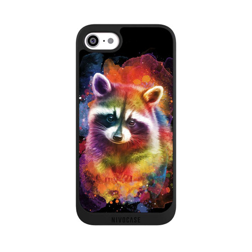 Apple iPhone SE (2022) NIVOpure Happy Racoon Black