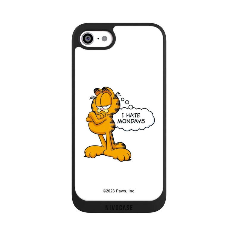 iPhone SE 2022 NIVOpure Garfield I Hate Mondays Weiß