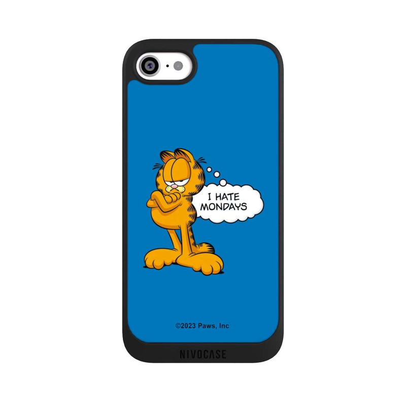iPhone SE 2022 NIVOpure Garfield I Hate Mondays Blue