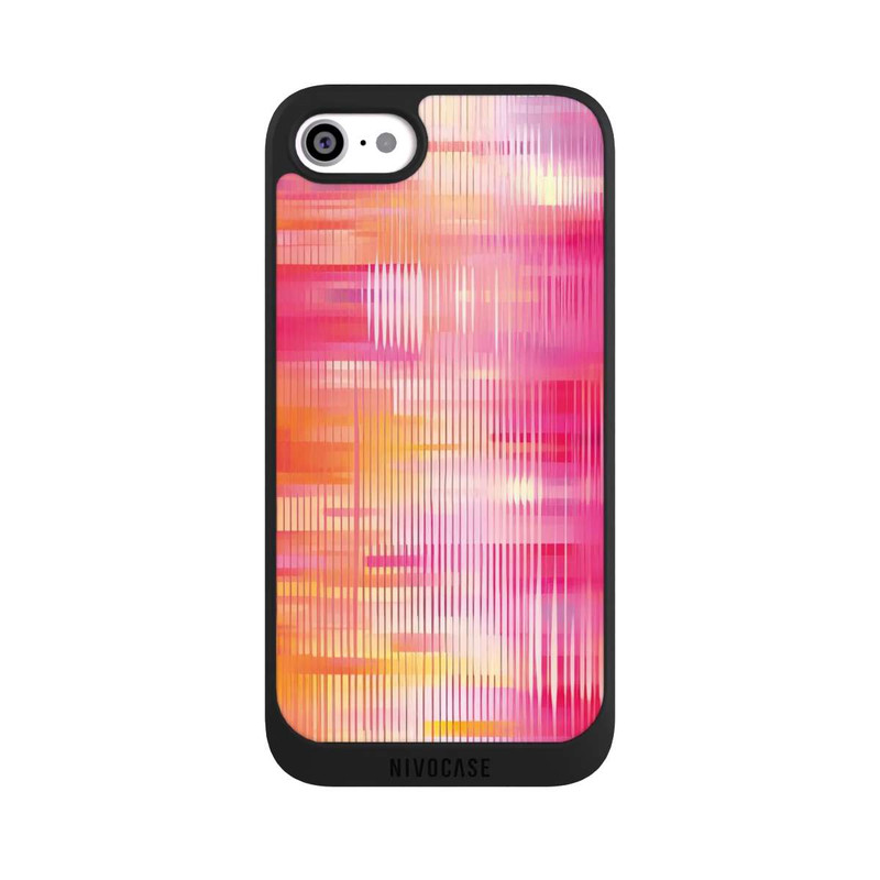 iPhone SE 2022 NIVOpure Glitch Pink Orange