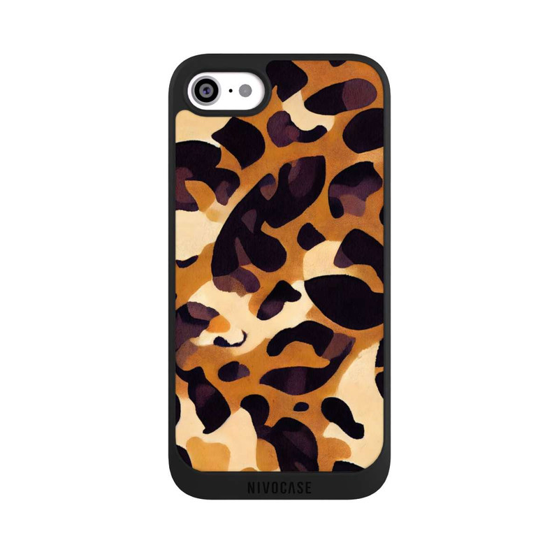 iPhone SE 2022 NIVOpure motif lion marron clair