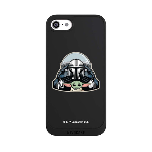Apple iPhone SE (2022) NIVOpure Mando and Grogu Transparent