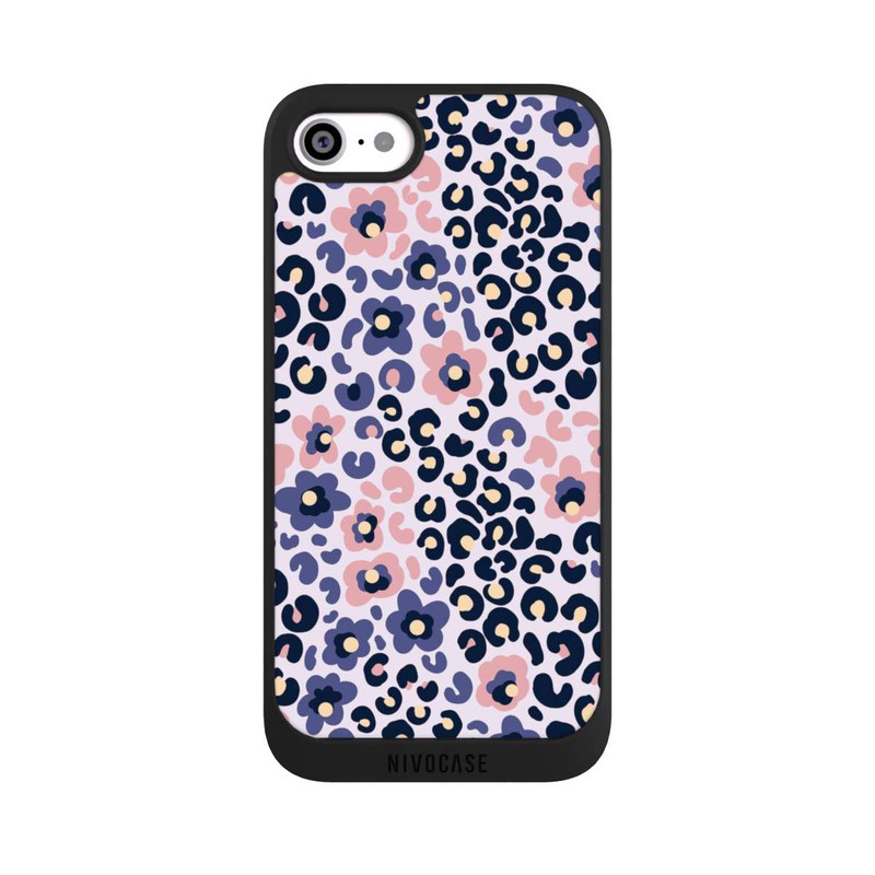 iPhone SE 2022 NIVOpure Peau d'animal avec des fleurs 1
