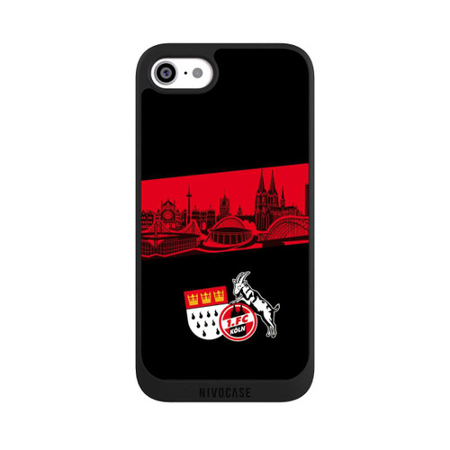 Apple iPhone SE (2022) NIVOpure Skyline Köln Rot Schwarz