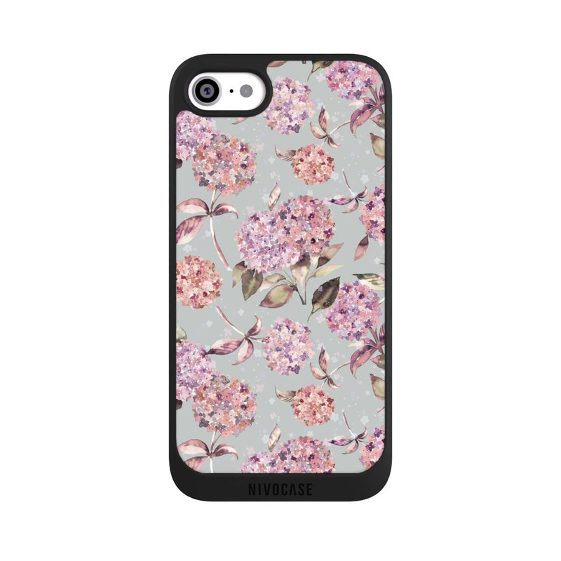iPhone SE 2022 NIVOpure Pastel Magic Hydrangea Floral Watercolor Pink