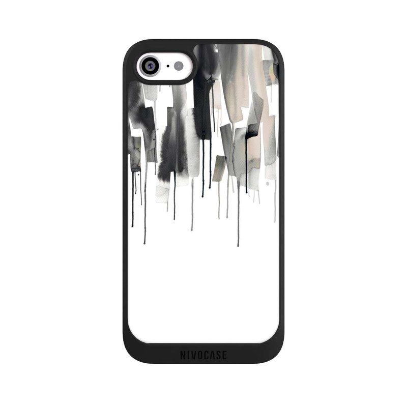 iPhone SE 2022 NIVOpure Watery Stripes Japandi Black