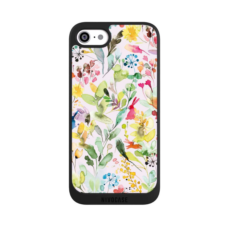 iPhone SE 2022 NIVOpure Wild Flowers Meadow Pink