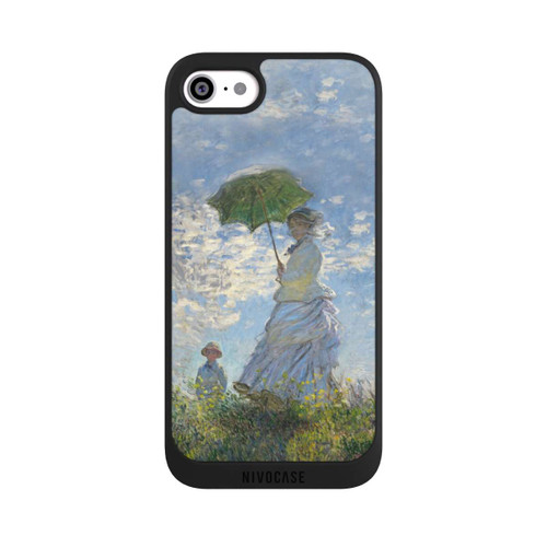Apple iPhone SE (2022) NIVOpure Frau mit Sonnenschirm - Monet