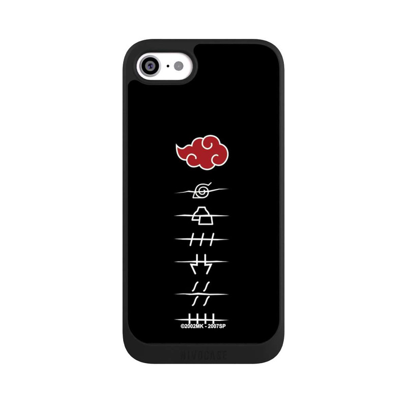 iPhone SE 2022 NIVOpure Akatsuki Mitgliedssymbole Schwarz