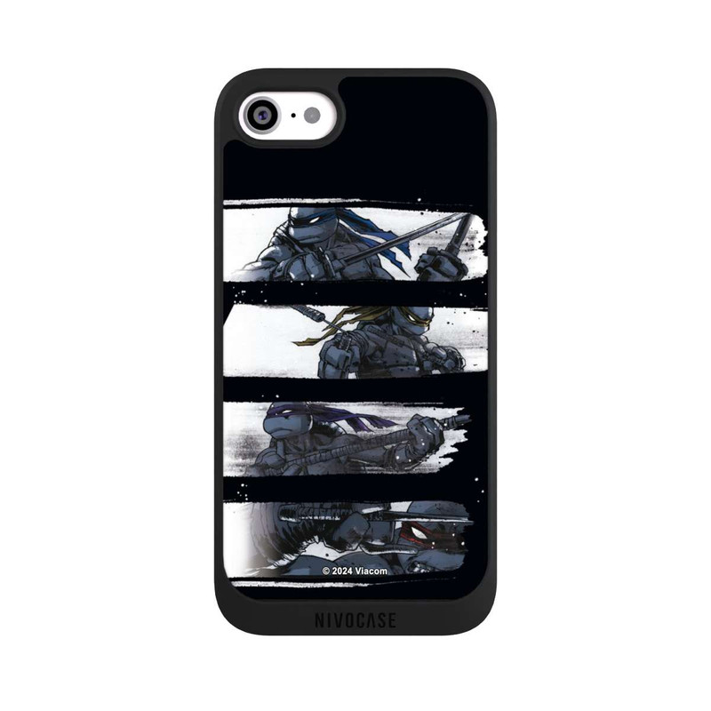 iPhone SE 2022 NIVOpure TMNT Black and White Scratch