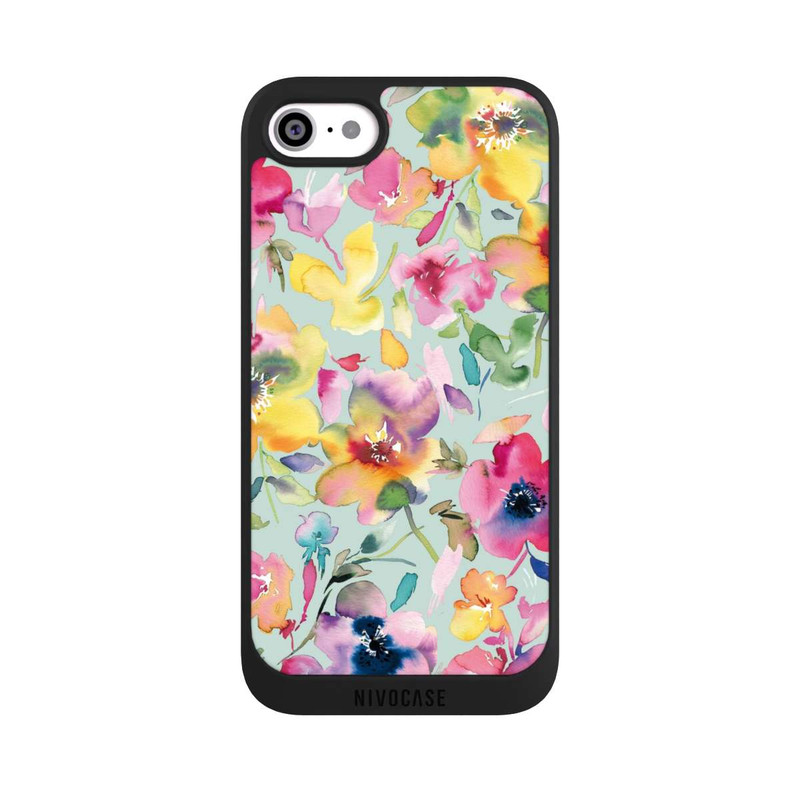 iPhone SE 2022 NIVOpure Künstlerischer Sommer Psychedelic Floral