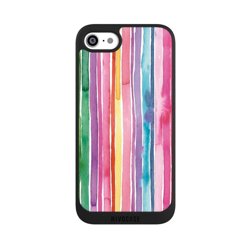 iPhone SE 2022 NIVOpure Camouflage Rainbow Stripes