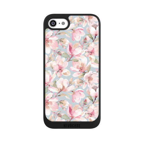 Apple iPhone SE (2022) NIVOpure Magnolien Blumen Pastellrosa